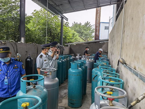 武汉蔡甸一企业违规储存使用液化气,相关部门快速排除安全隐患